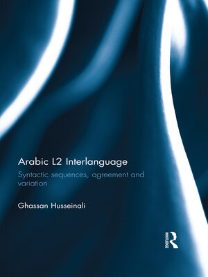 cover image of Arabic L2 Interlanguage